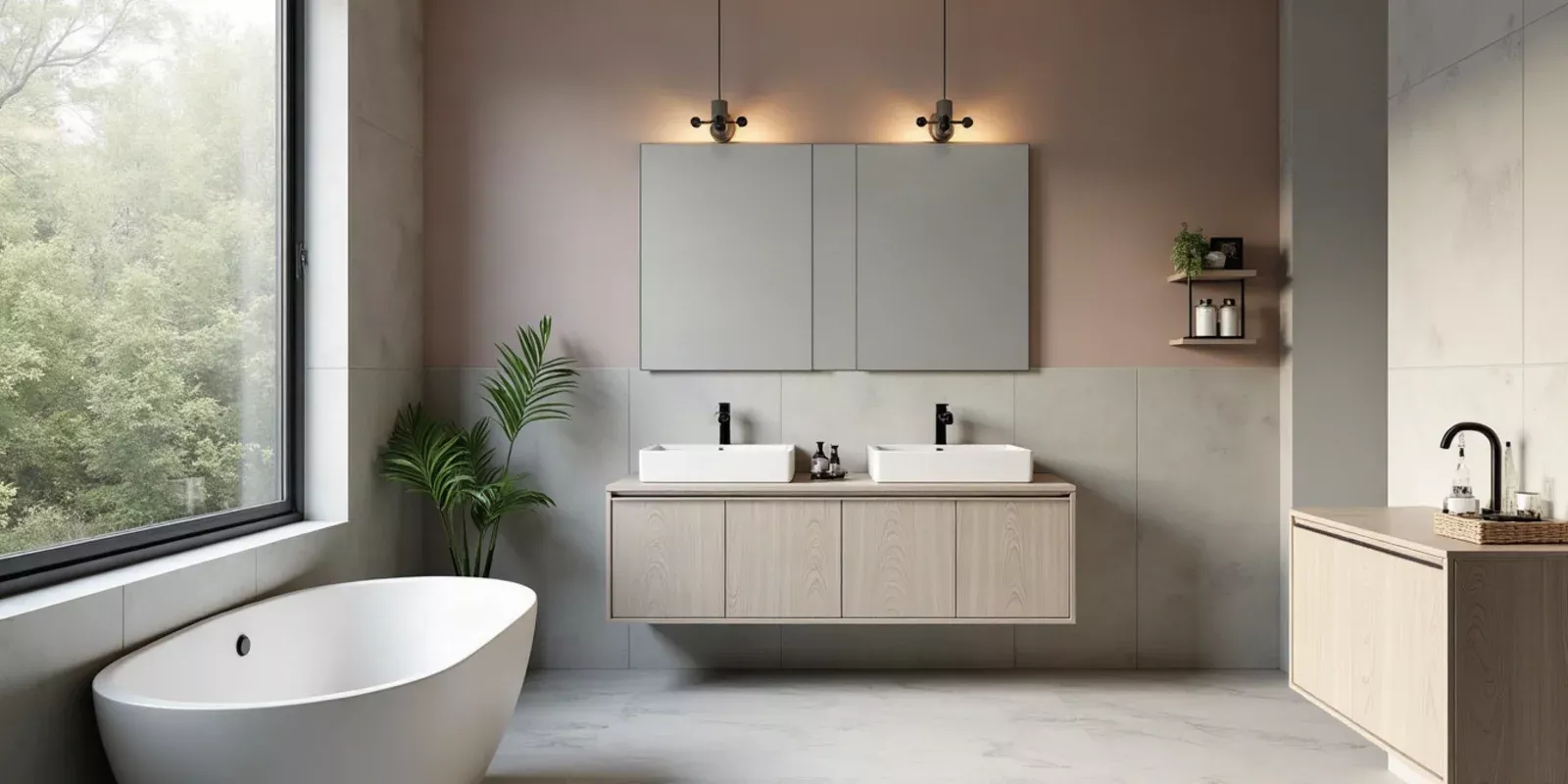 Choosing Modern Bathroom Wall Finishes